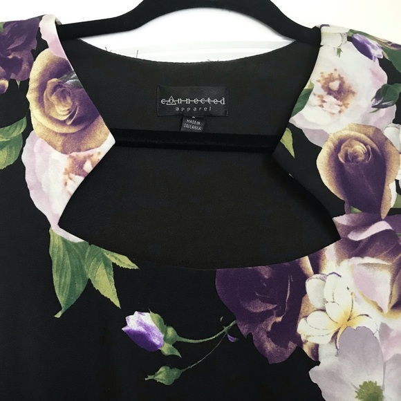 Connected Apparel Dress Cap Sleeve - Picture 2 of 7